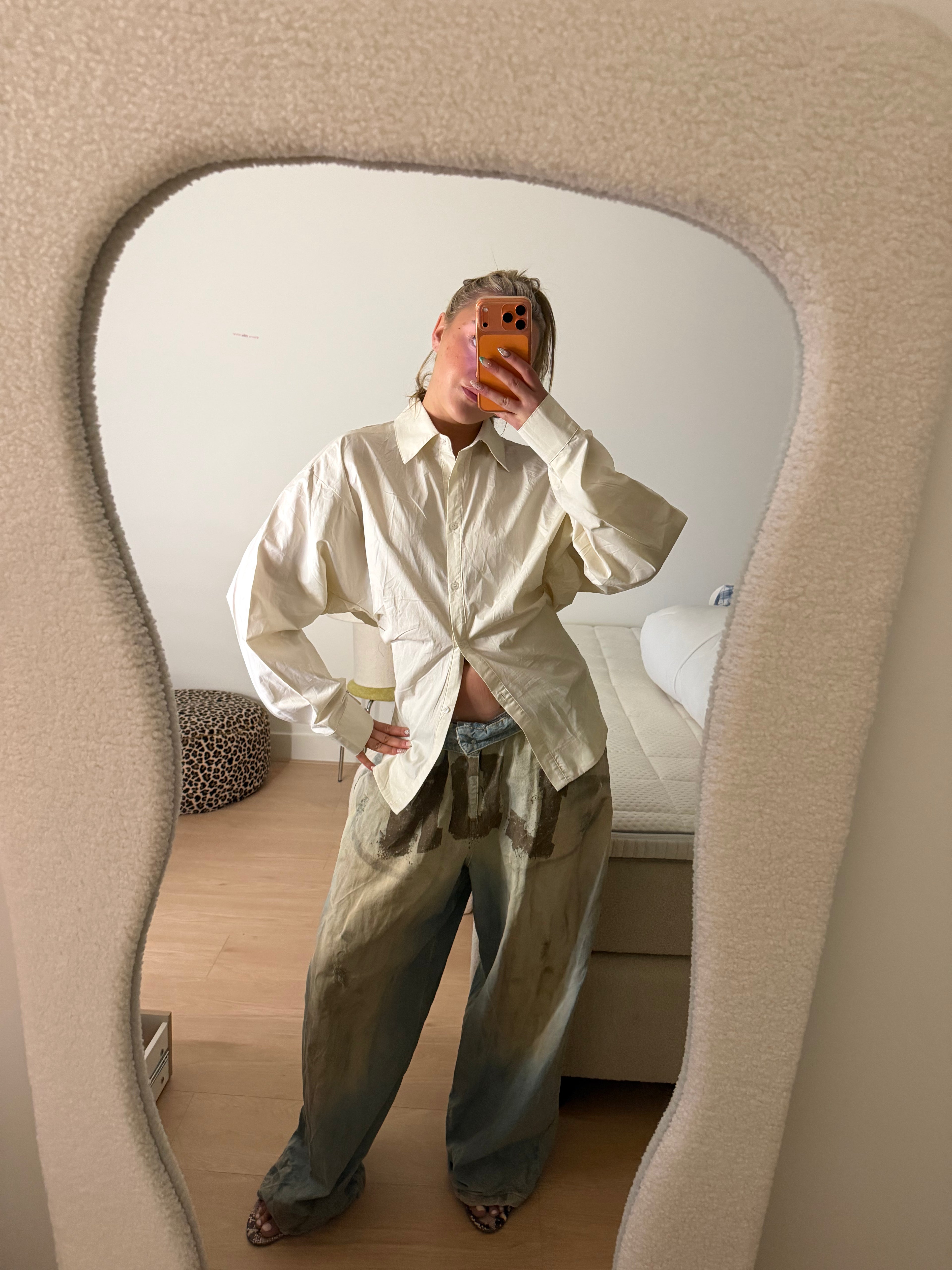 Butter yellow blouse