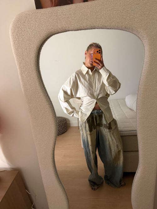 Butter yellow blouse